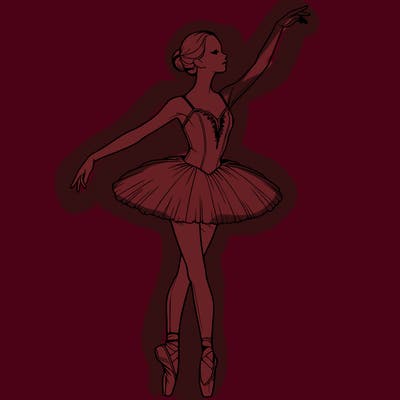 realistic ballerina