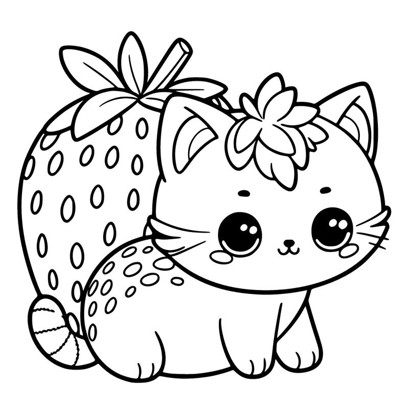 strawberry cat