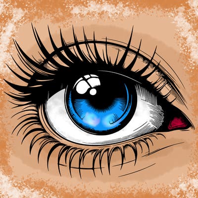 realistic eye