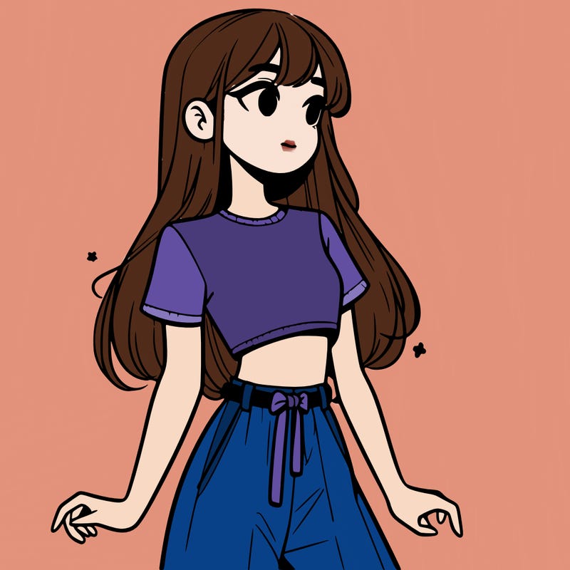 girl in a cute crop top