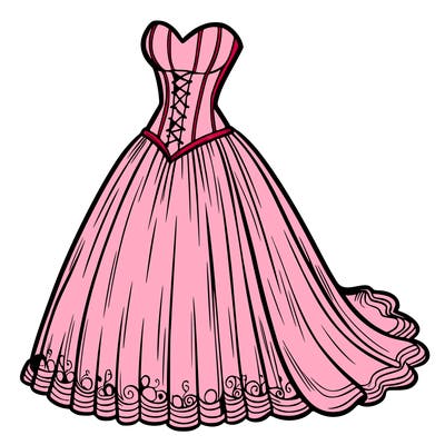 wedding dress-corset and a long and flowy skirt