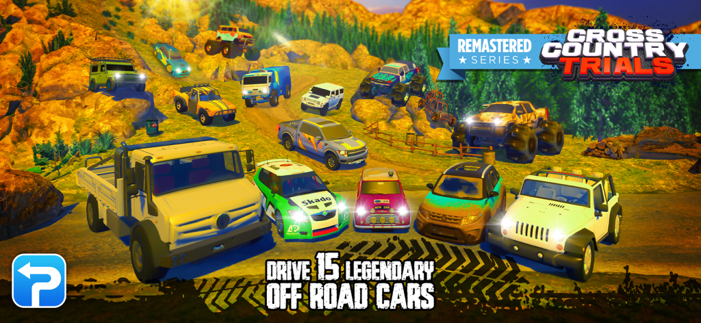 Cross Country Trials - Fifteen legendary off road cars and monster trucks from the Cross Country Trials game