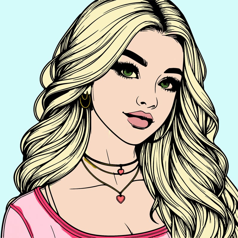 detailed realistic girl