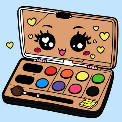 makeup pallet