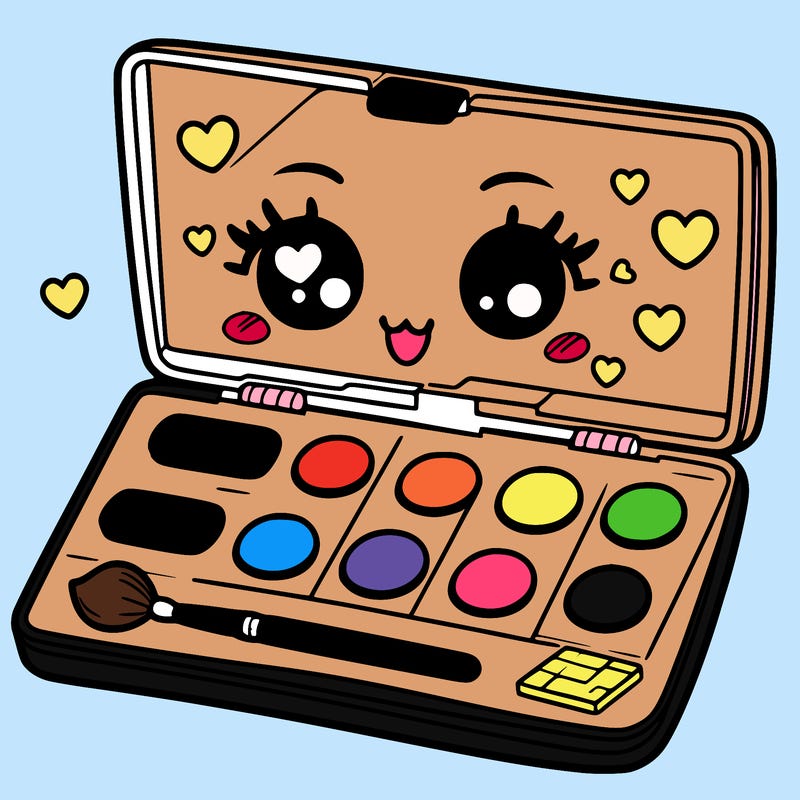makeup pallet