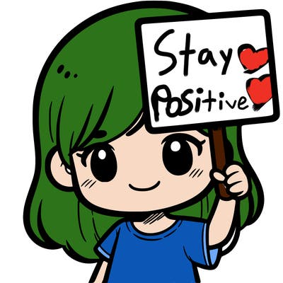 a girl holding up a blank sighn