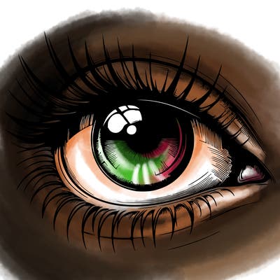 realistic eye