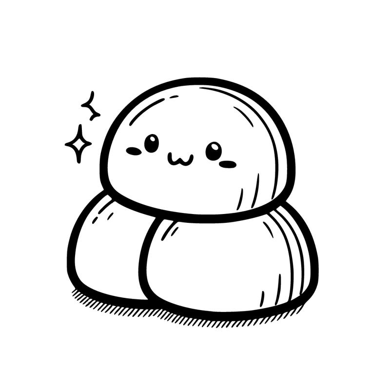 mochi – soft, chewy rice cakes