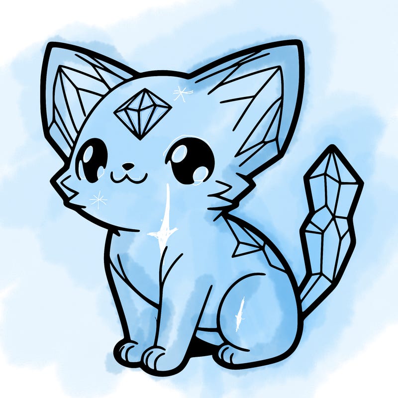 crystal kitten