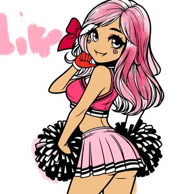 realistic cheerleader