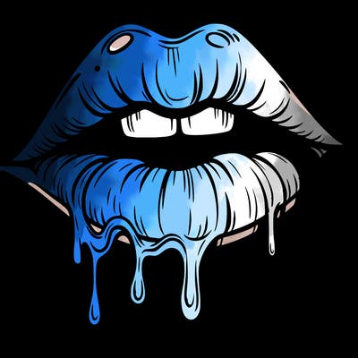 lips that look realistic and drip