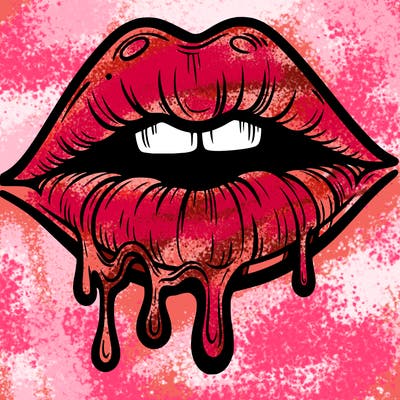 lips that look realistic and drip