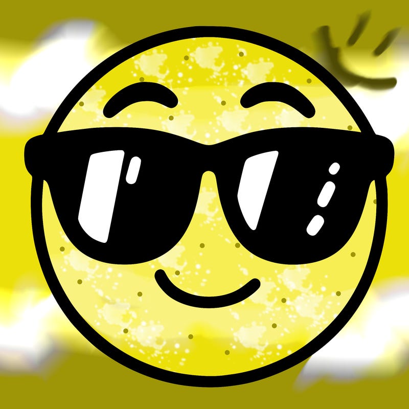 emoji with sunglasses