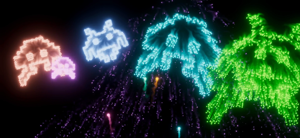 Go Particles: Anxiety Relief - Arte de píxeles de neón interactivo y efectos de partículas coloridas en la aplicación de alivio de la ansiedad Go Particles.