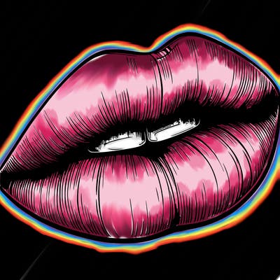 realistic lips