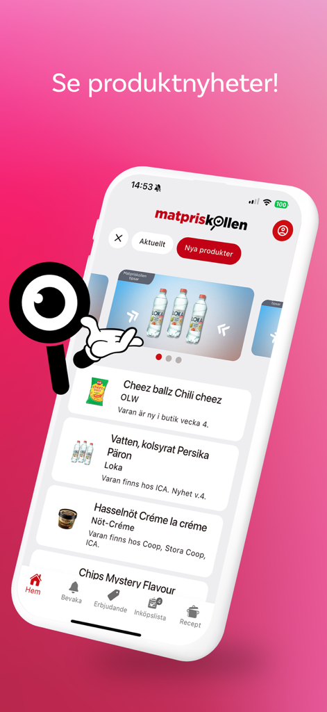 Matpriskollen-Extrapris&Recept - Food & Drink App | MWM