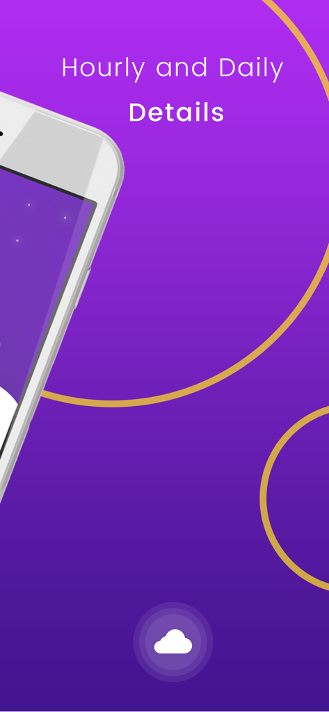 Buluttan app screen displaying hourly and daily weather forecast details