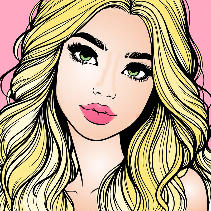 beautiful realistic girl