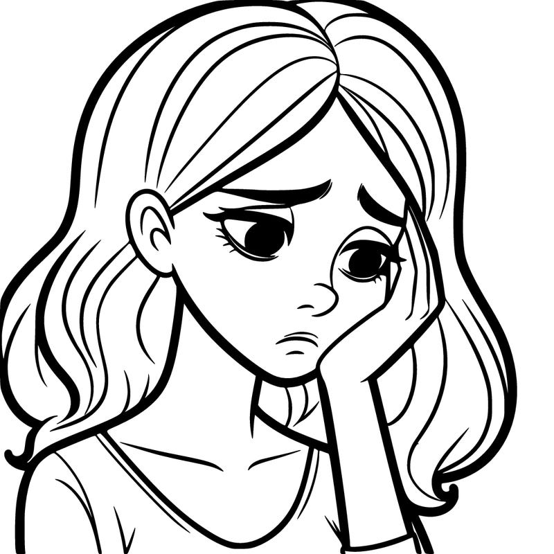 woman depressed