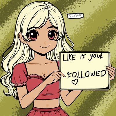 realistic pretty girl holding blank sign