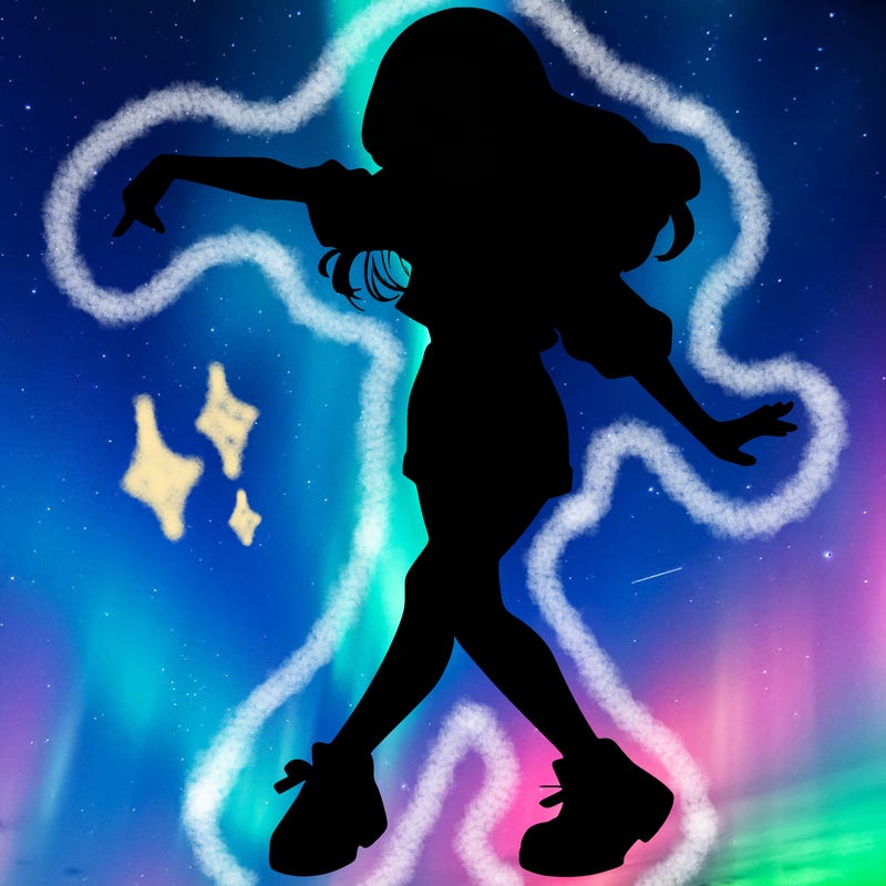 realistic girl danceing