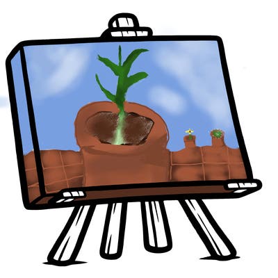 blank canvas