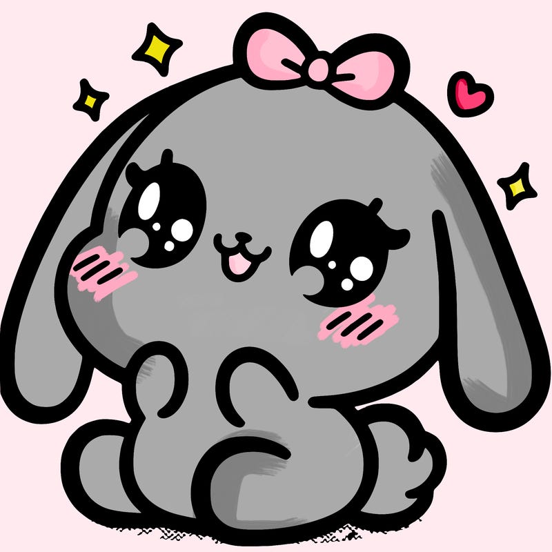 ultra cute kawaii bunny