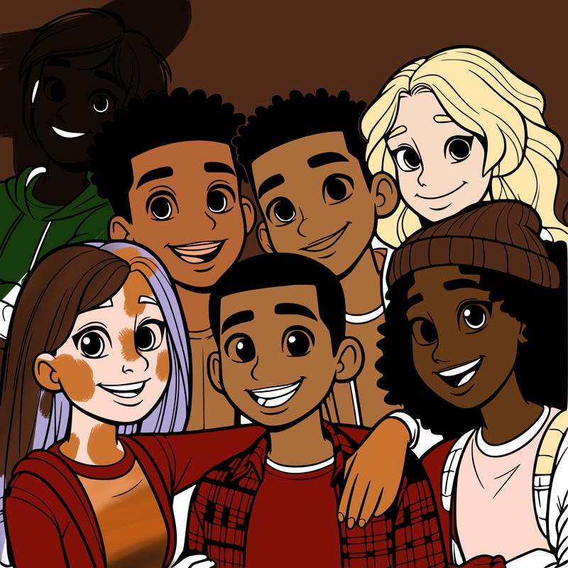 a mixed friend group