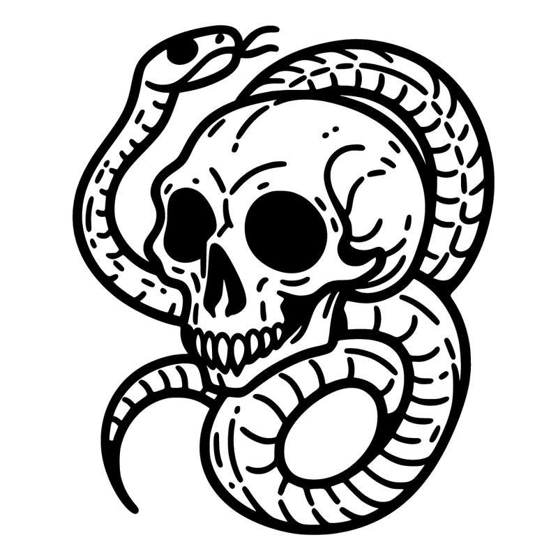 snake skull