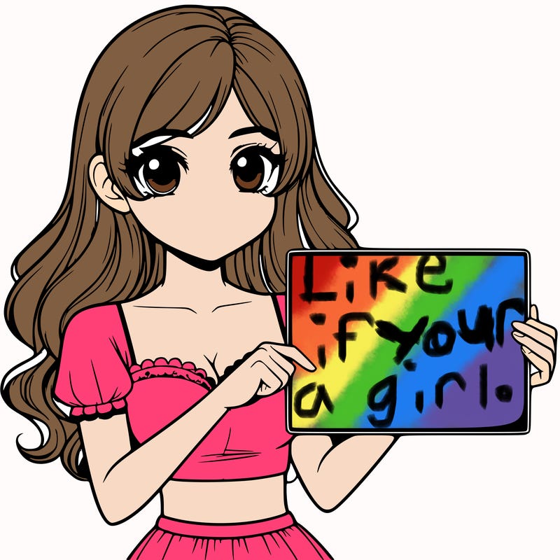 realistic pretty girl holding blank sign