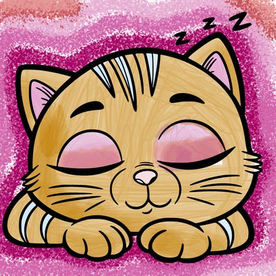 sleepy cat