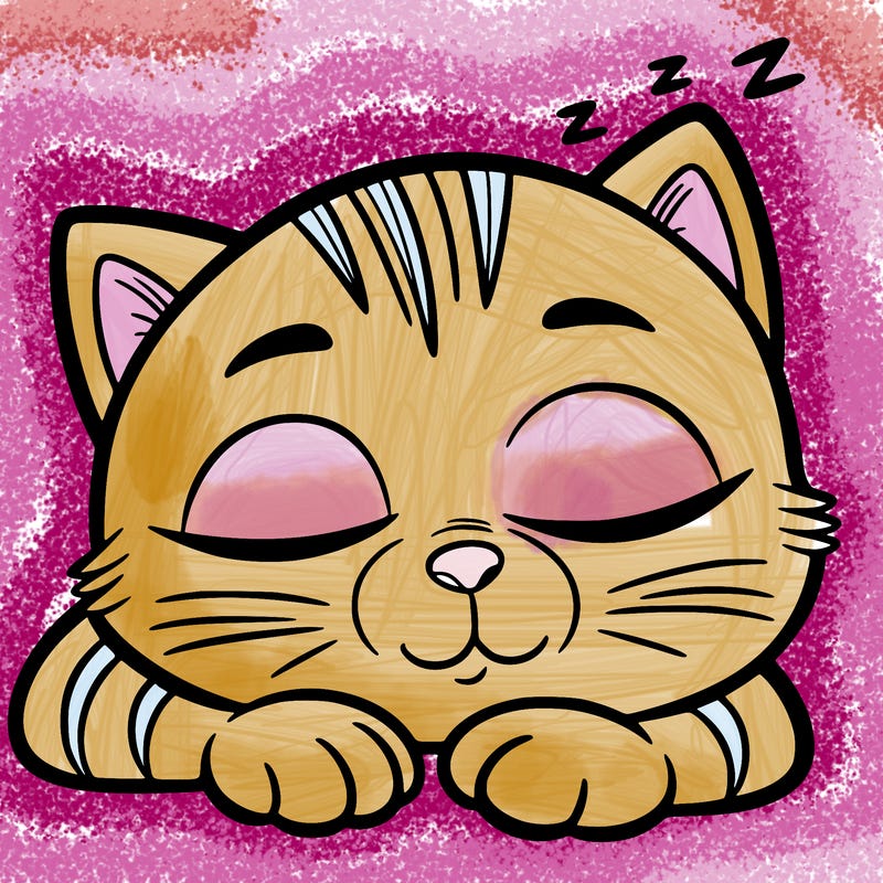 sleepy cat