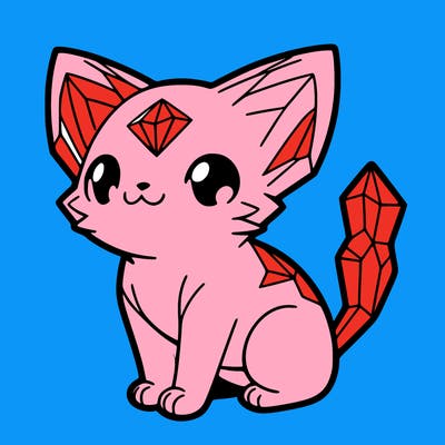crystal kitten