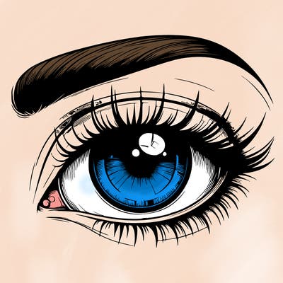 realistic eye