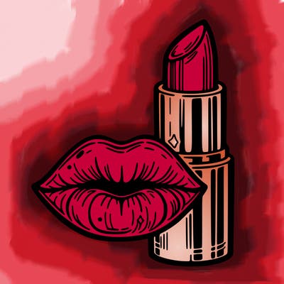 lips and lipstick