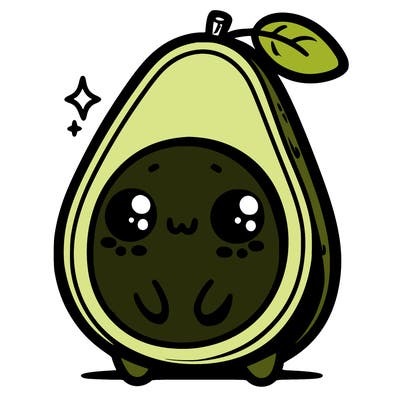 cute avocado