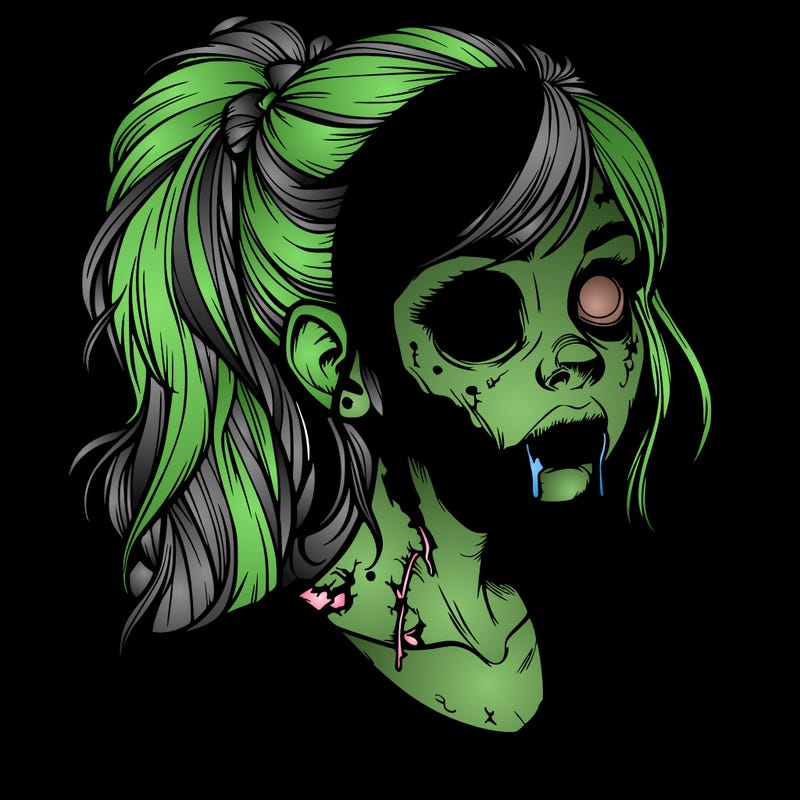 realistic zombie girl