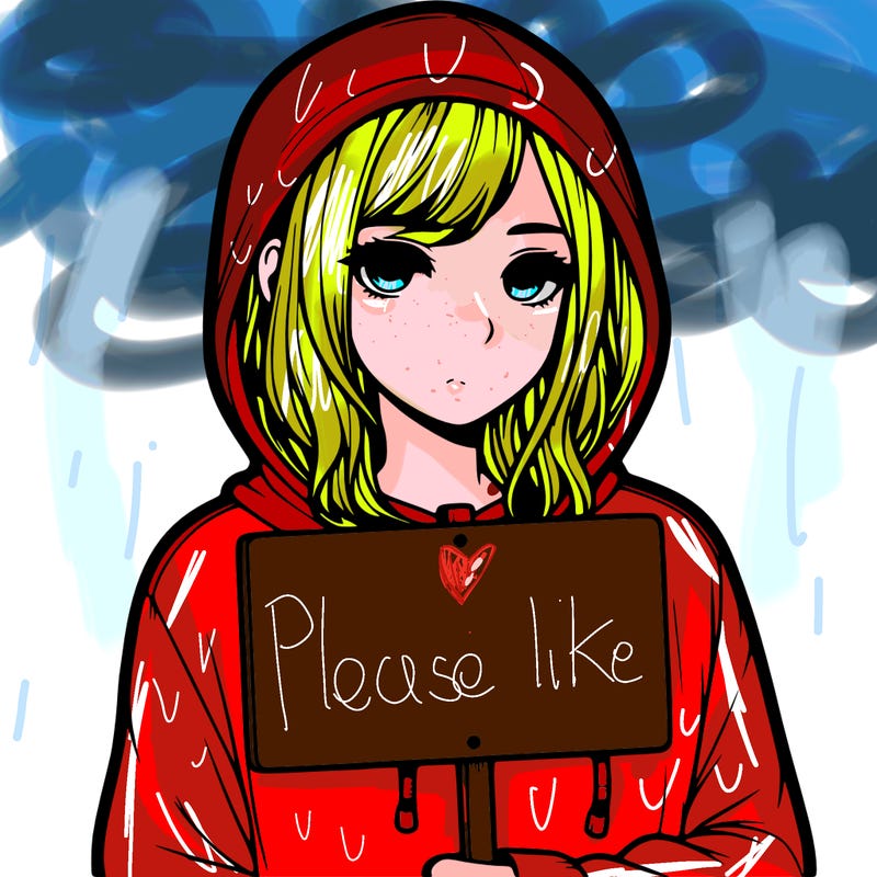 realistic girl with shoulder length hair wearing a hoodie holding a sign