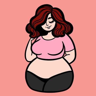 curvy woman