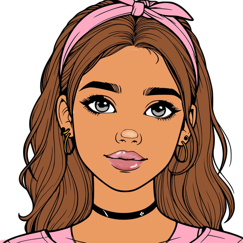 realistic teenage girl