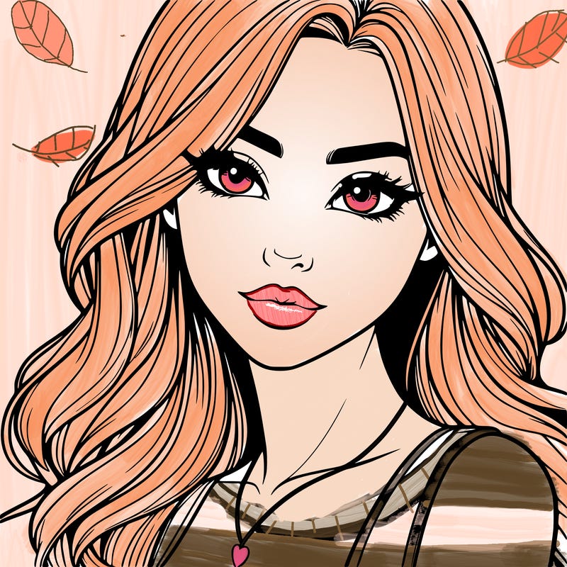 beautiful realistic girl