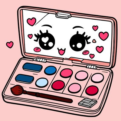 makeup pallet
