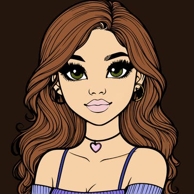 realistic pretty girl