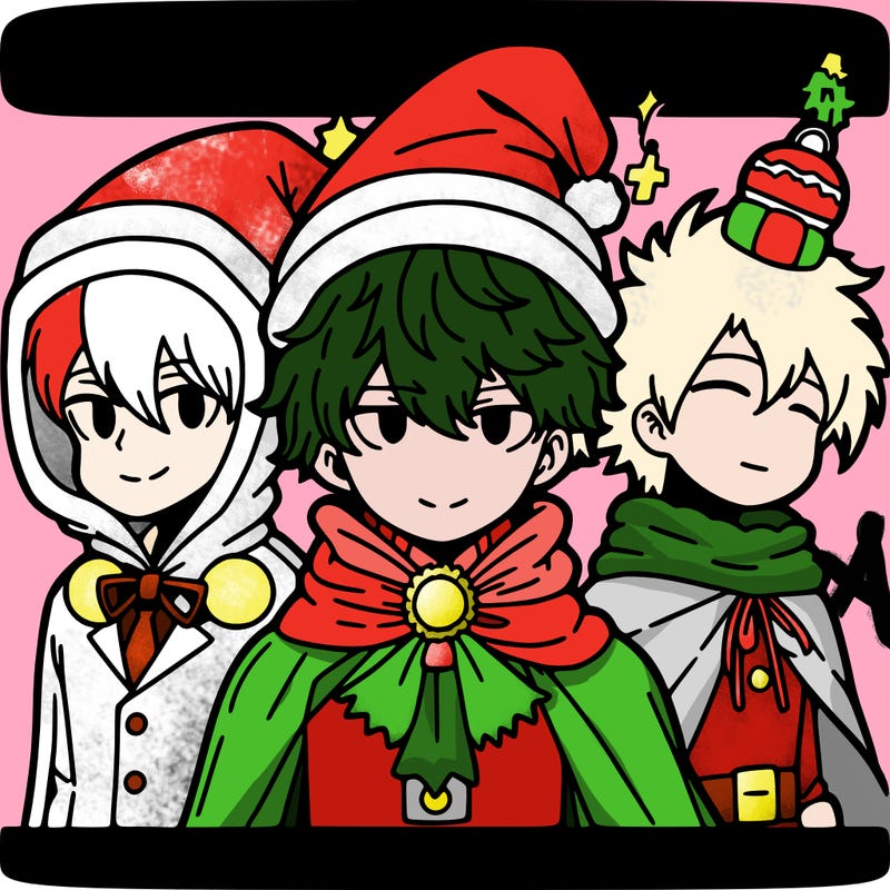 christmas manga character