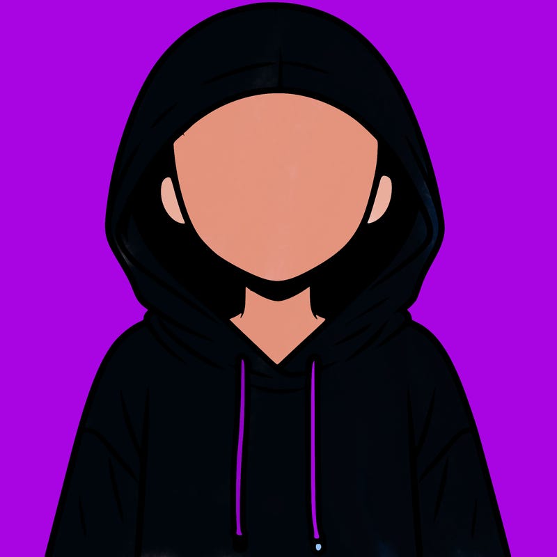 faceless girl in hoodie