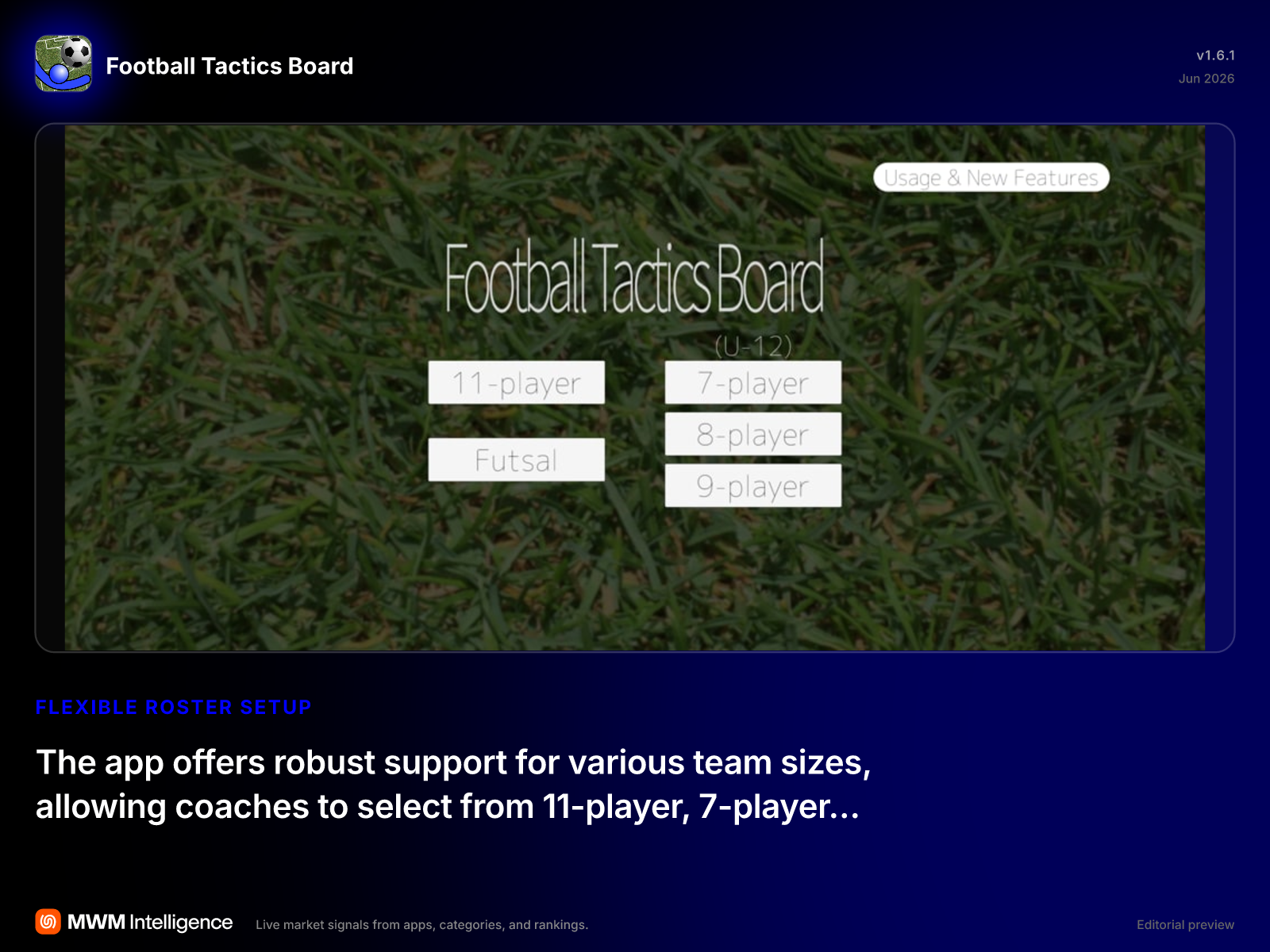 Football Tactics Board - Sports App | MWM
