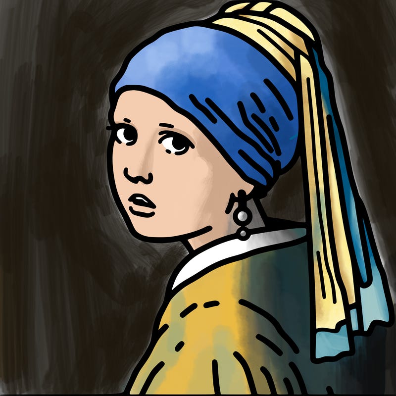 girl with the pearl earring painting