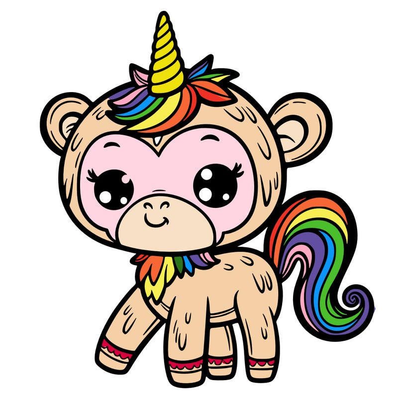 monkey unicorn