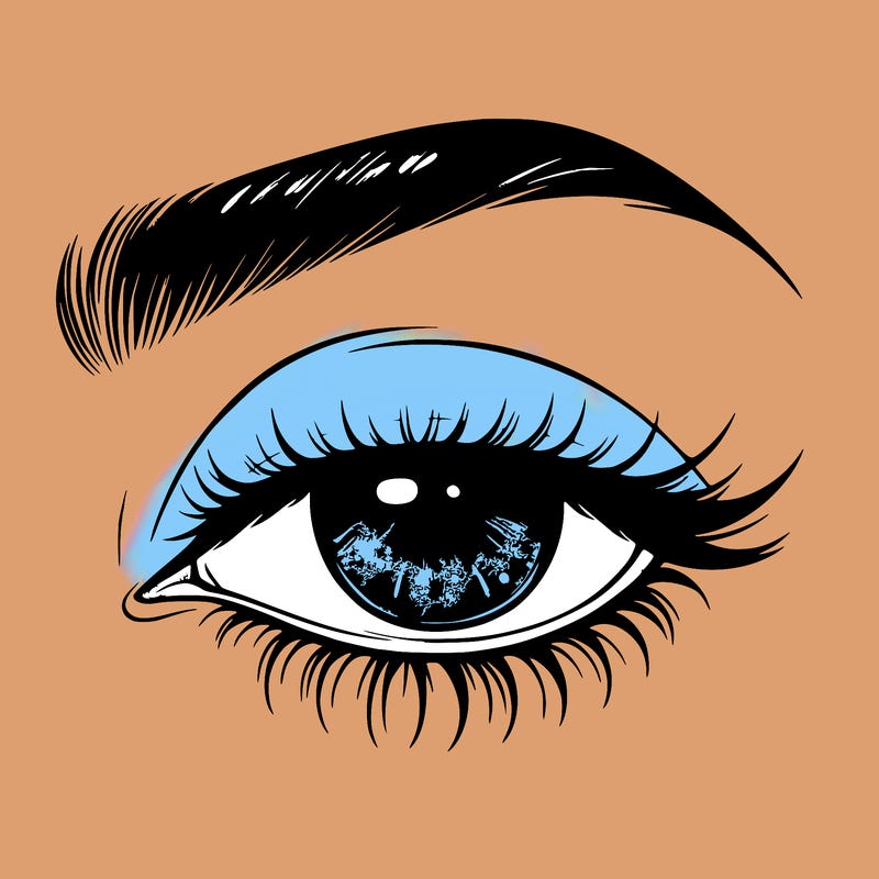 eye closed realistic