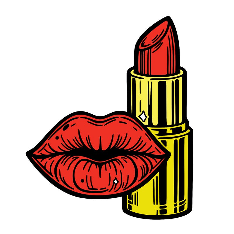 lips and lipstick